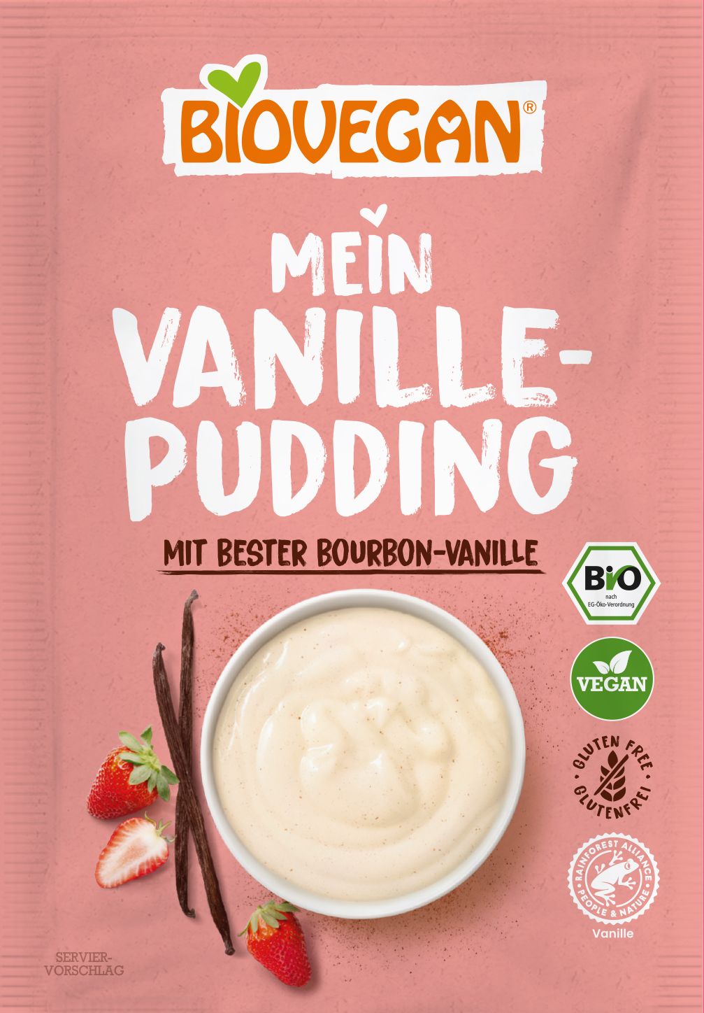 Biovegan Puddingpulver Vanille 36g761031477078576103147707857610314770785