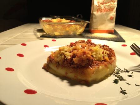 Rezept Polentaauflauf mit Sojahack