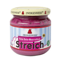 Zwergenwiese Brotaufstrich Meerrettich rote Beete Streich 180g