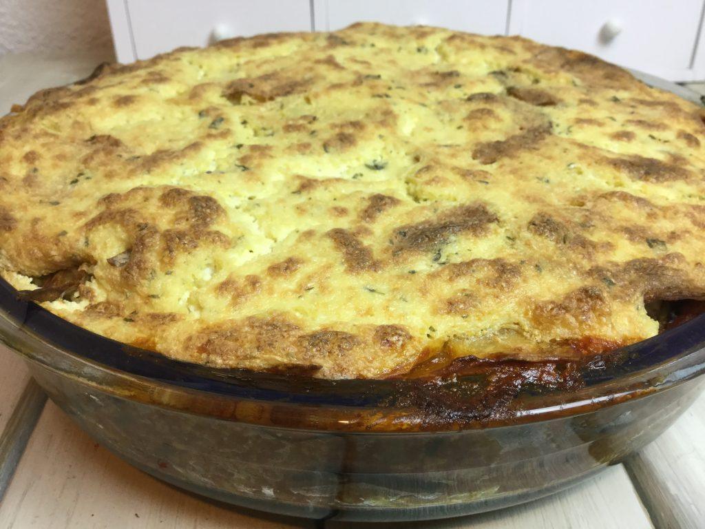 Rezept veganes Moussaka