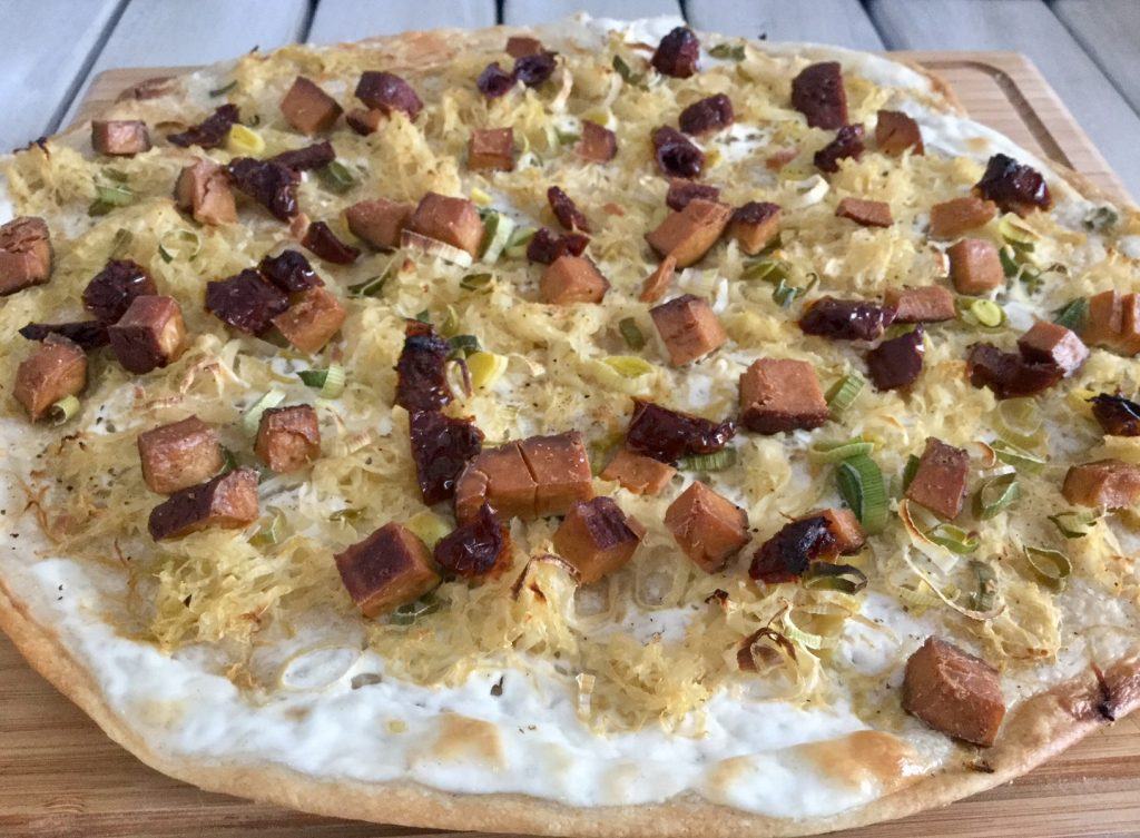 Winterlicher Flammkuchen