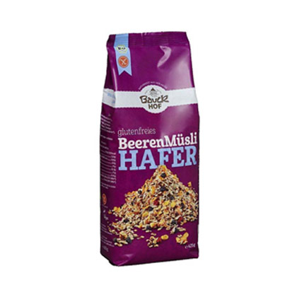 Bauckhof Hafer Müesli Beeren glutenfrei 425g