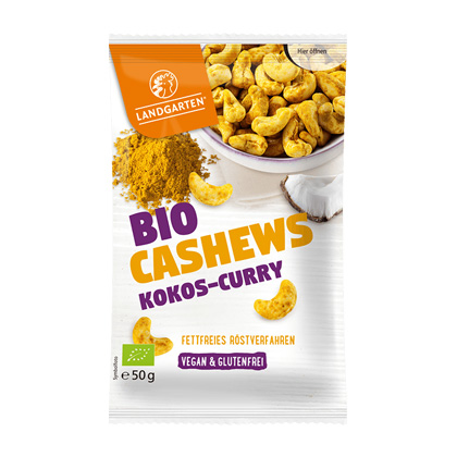 Landgarten Bio Cashews Kokos-Curry 50g