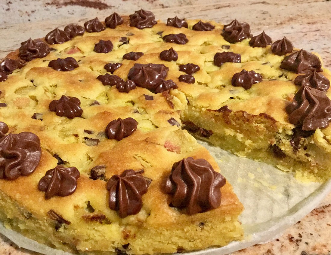 Rezept Rhabarber-Schoggi-Kuchen