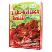 Soyana Dinki vegane Alternative zu Gulasch an Gewürzmarinade 200g