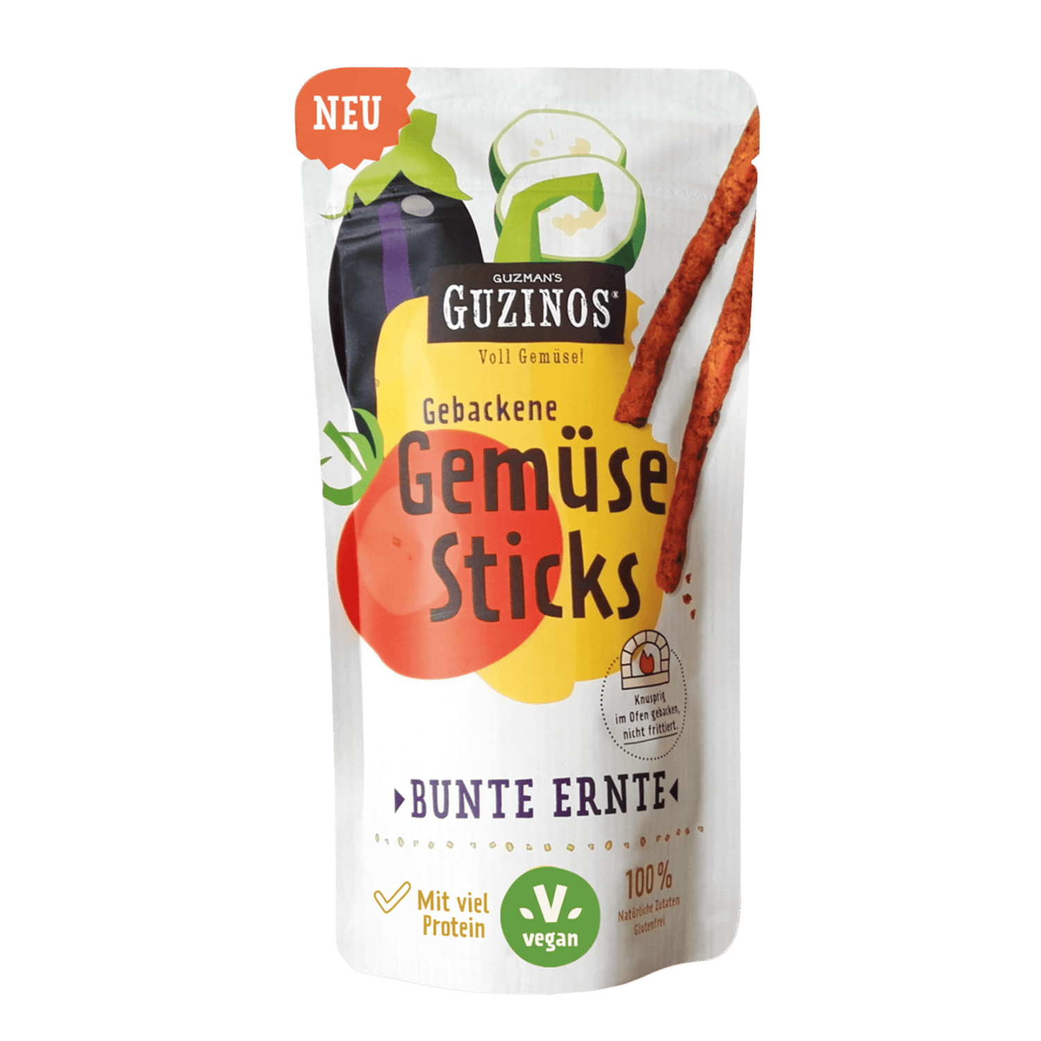 Guzinos Gemüse Sticks Bunte Ernte 45g
