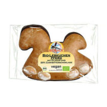 Bioback Bio Lebkuchen-Pferd mit Glasur 76g