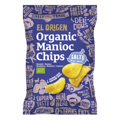 El Origen Maniok Chips gesalzen 60g