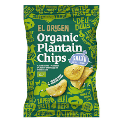 El Origen Kochbananen Chips gesalzen 80g