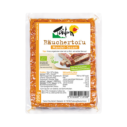 Taifun Räuchertofu Mandel Sesam 200g