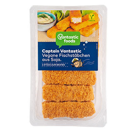 Vantastic Foods Captain Vantastic Vegane Fischstäbchen 190g | Hello