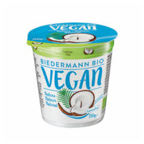 Biedermann vegane Bio Alternative zu Joghurt Stracciatella 150g