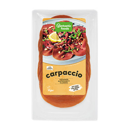 Vantastic Foods vegane Alternative zu Carpaccio Schinken-Style 90g