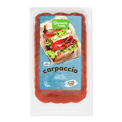 Vantastic Foods vegane Alternative zu Carpaccio Bacon-Style 90g