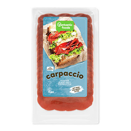 Vantastic Foods vegane Alternative zu Carpaccio Bacon-Style 90g