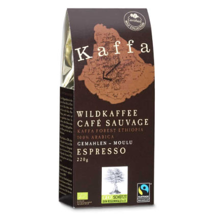 Kaffa Wildkaffee Espresso Gemahlen 220g