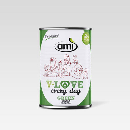 Ami Dog Nassnahrung Green für Hunde 400g