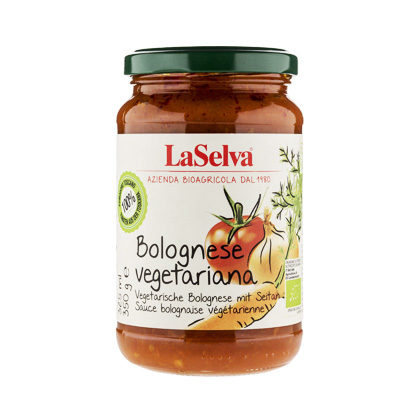 LaSelva Bolognese mit Seitan 350g