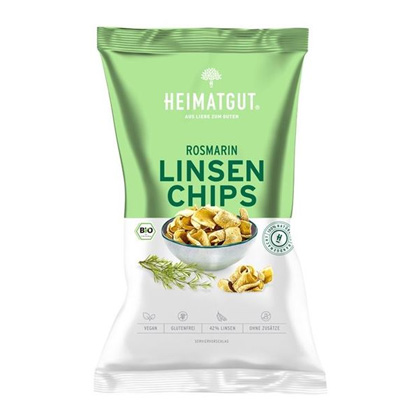 Heimatgut Linsen Chips Rosmarin 75g - Hello Vegan Onlineshop