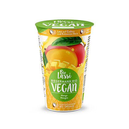 Biedermann vegane Bio Alternative zu Lassi Mango 230 ml