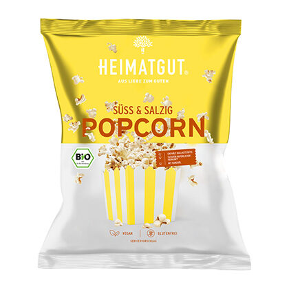 Heimatgut Popcorn Süss & Salzig 90g