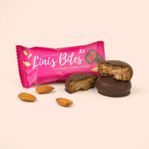 Lini’s Bites Raspberry Almond Caramel Pralinis 46g