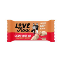 Love Raw Cre&m Filled Wafer Bar Caramelised Biscuit 43g