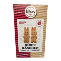 Werz Rübli Häschen Dinkel Vollkornkekse 125g