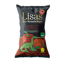Lisas Bio-Kesselchips Gegrillte Paprika 125g