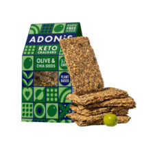 Adonis Keto Crackers Olive & Chiasamen 60g