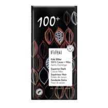 Vivani Edel Bitter 100% Cacao und Nibs 80g