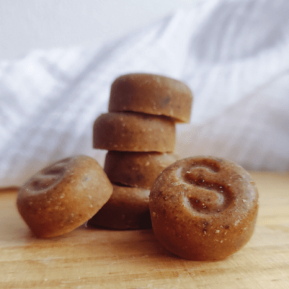 Original-zuckerfreie-Peanut-Butter-Buttons-vegan-Keto-offen
