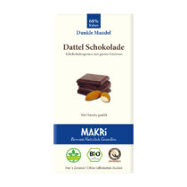 Makri Bio Dattel Schokolade Dunkle Mandel 68% 85g