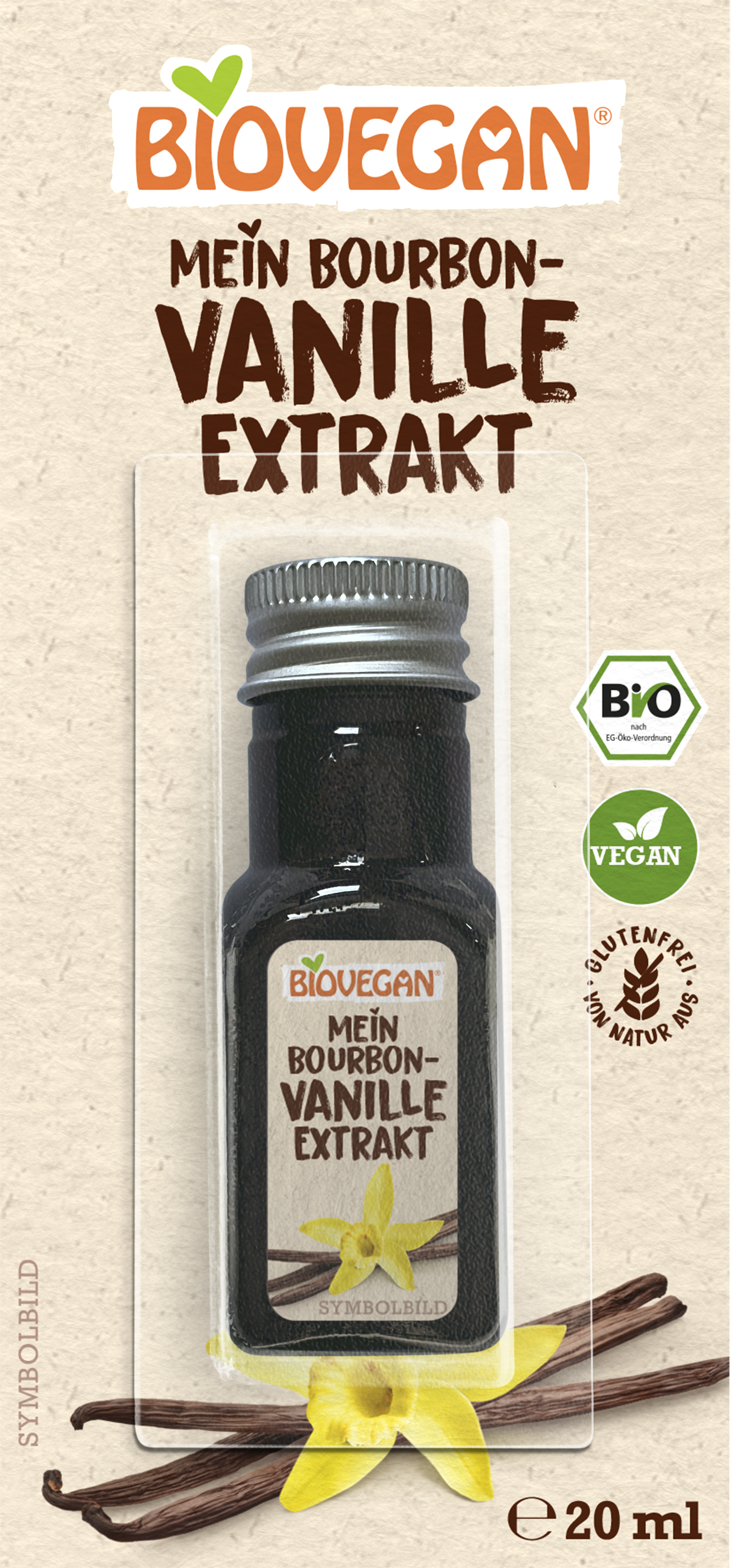 Biovegan Bourbon Vanille Extrakt 20ml