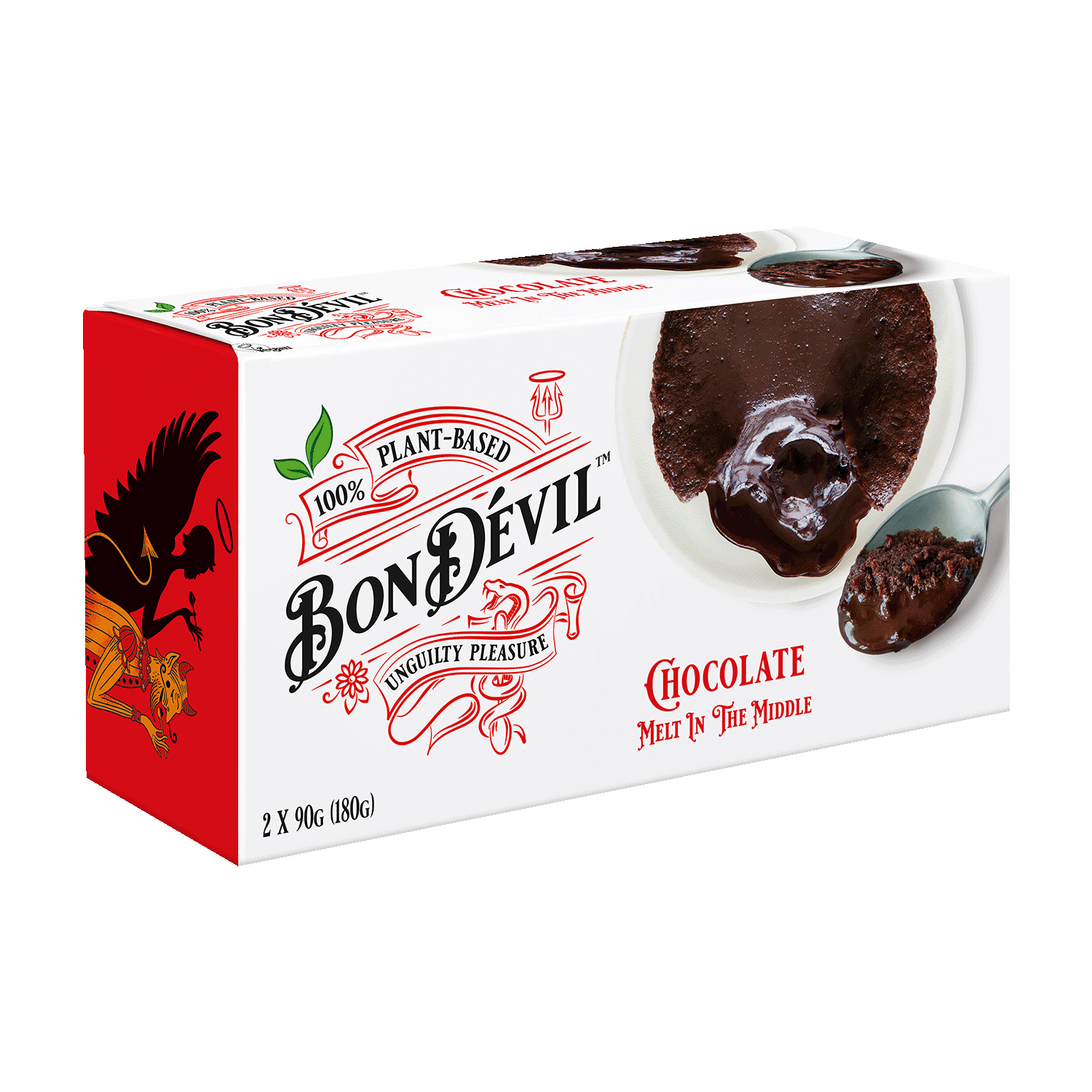 Bon Devil Brownie Melt in the Middle 180g (2 x 90g)