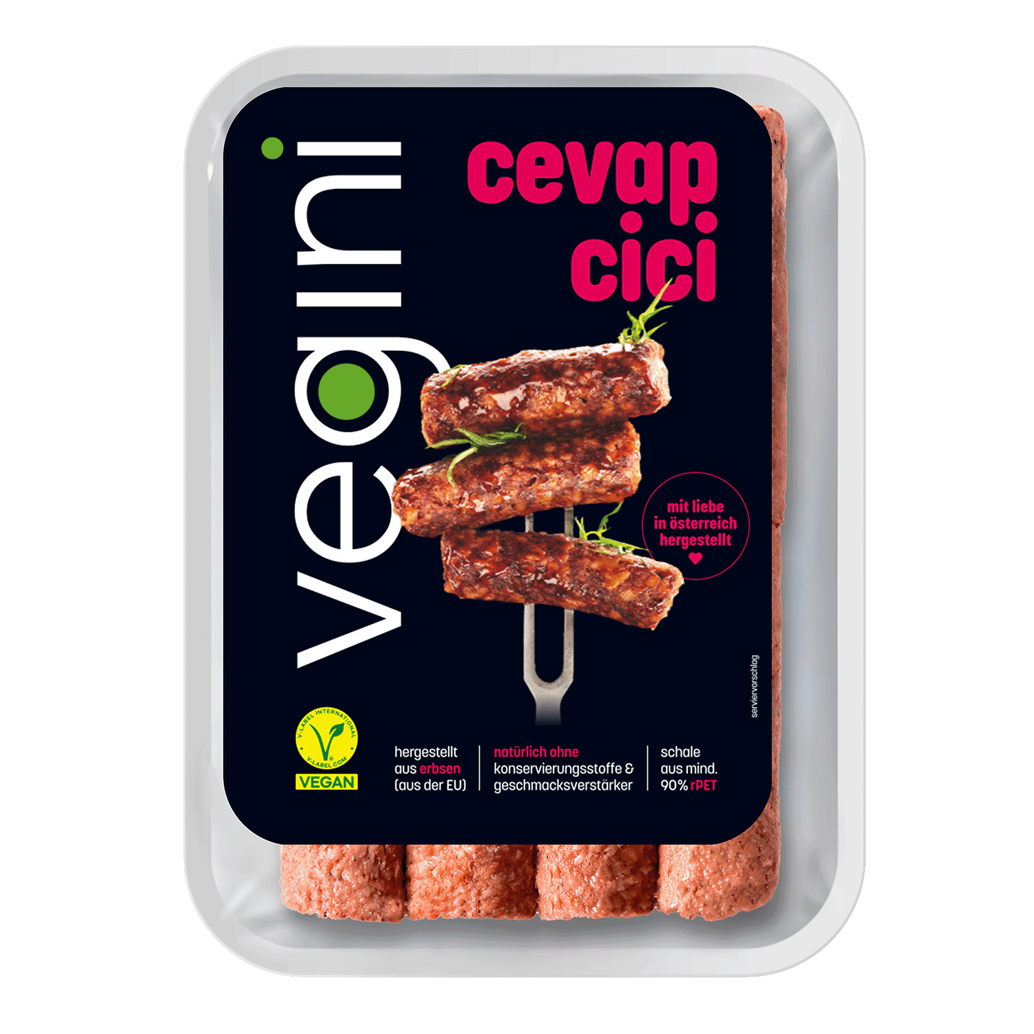 Vegini vegane Cevapcici 200g (8 Stück)