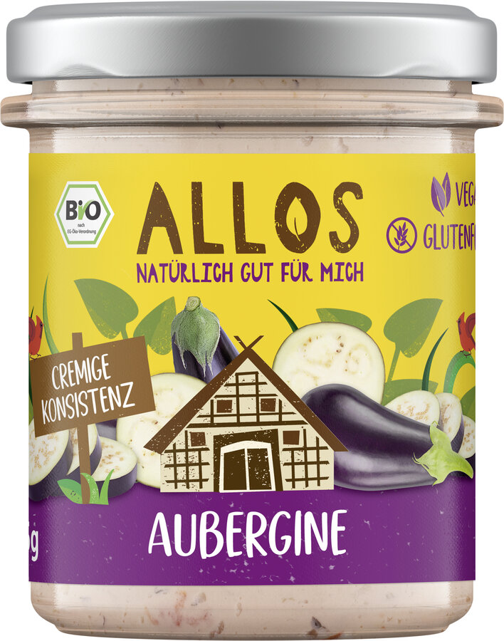 Allos Aubergine Aufstrich 175g