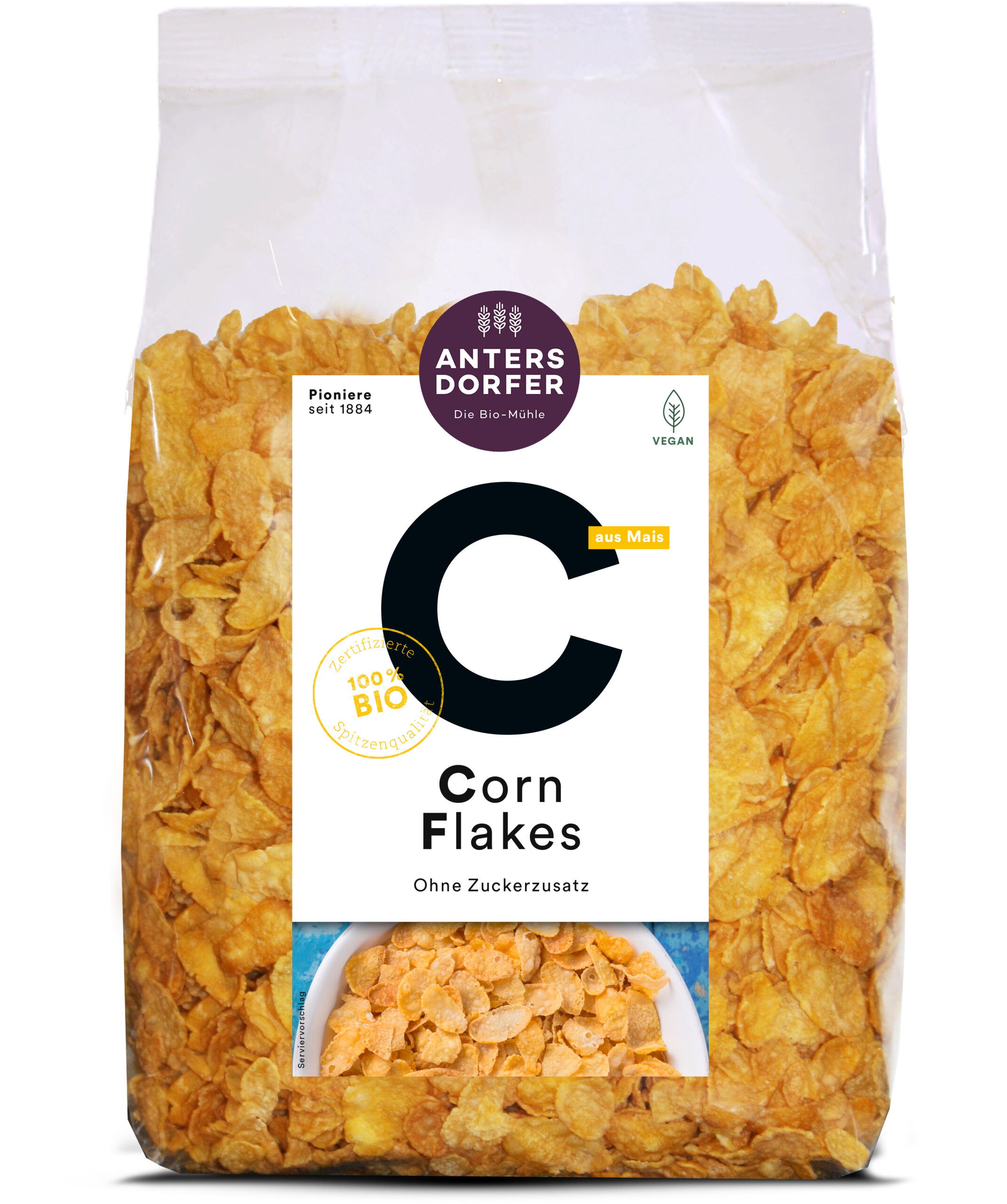 Antersdorfer Cornflakes ohne Zucker 300g