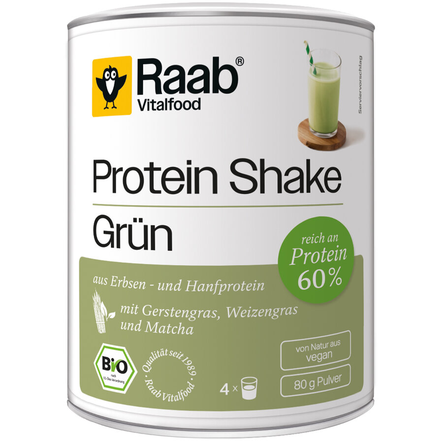 Raab Bio Proteinshake Grün 80g