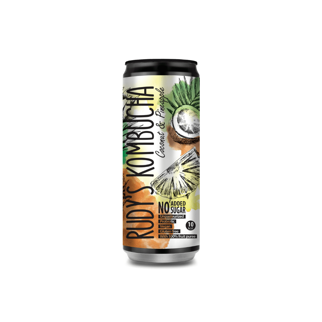 Rudy’s Kombucha Kokosnuss & Ananas 330ml