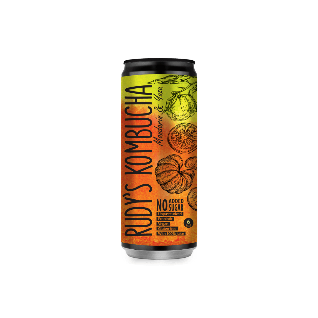 Rudy’s Kombucha Mandarin & Yuzu 330ml