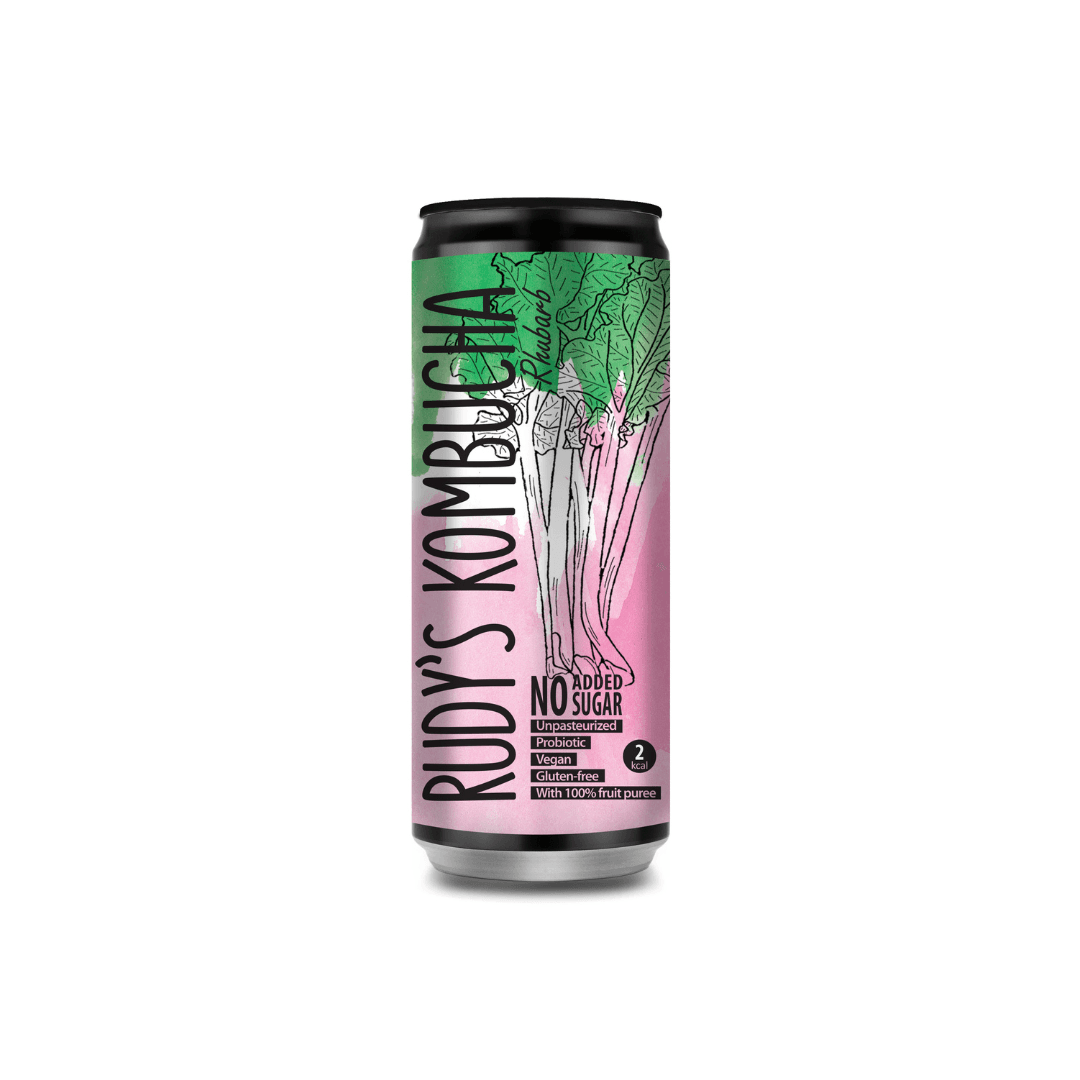 Rudy’s Kombucha Rhabarber 330ml