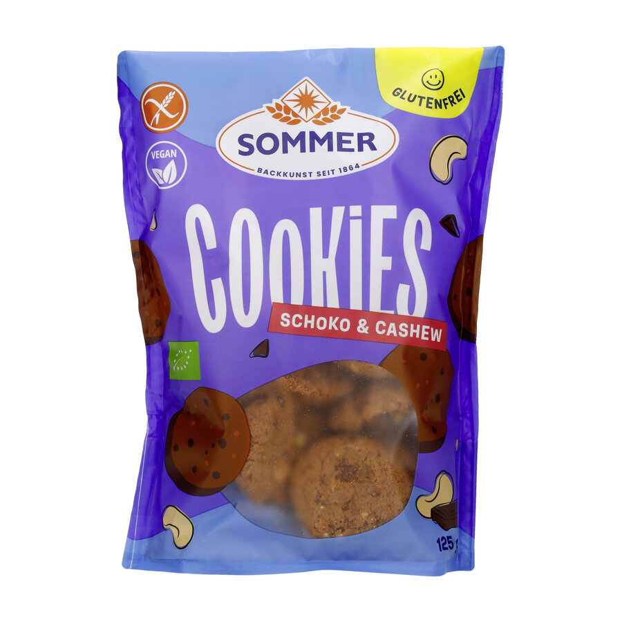 Sommer Cookies Schoko & Cashew Glutenfrei 125g