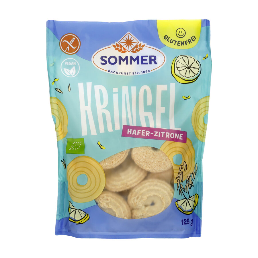 Sommer Kringel Hafer Zitrone glutenfrei 125g