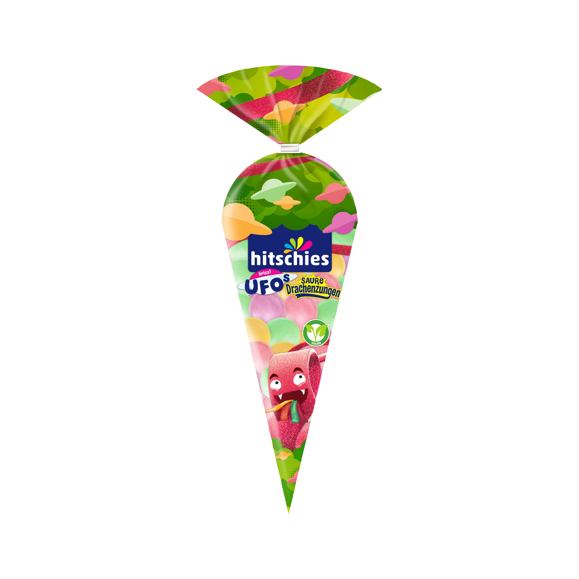 Hitschler Hitschies Bizzl Ufos Saure Drachenzungen 75g