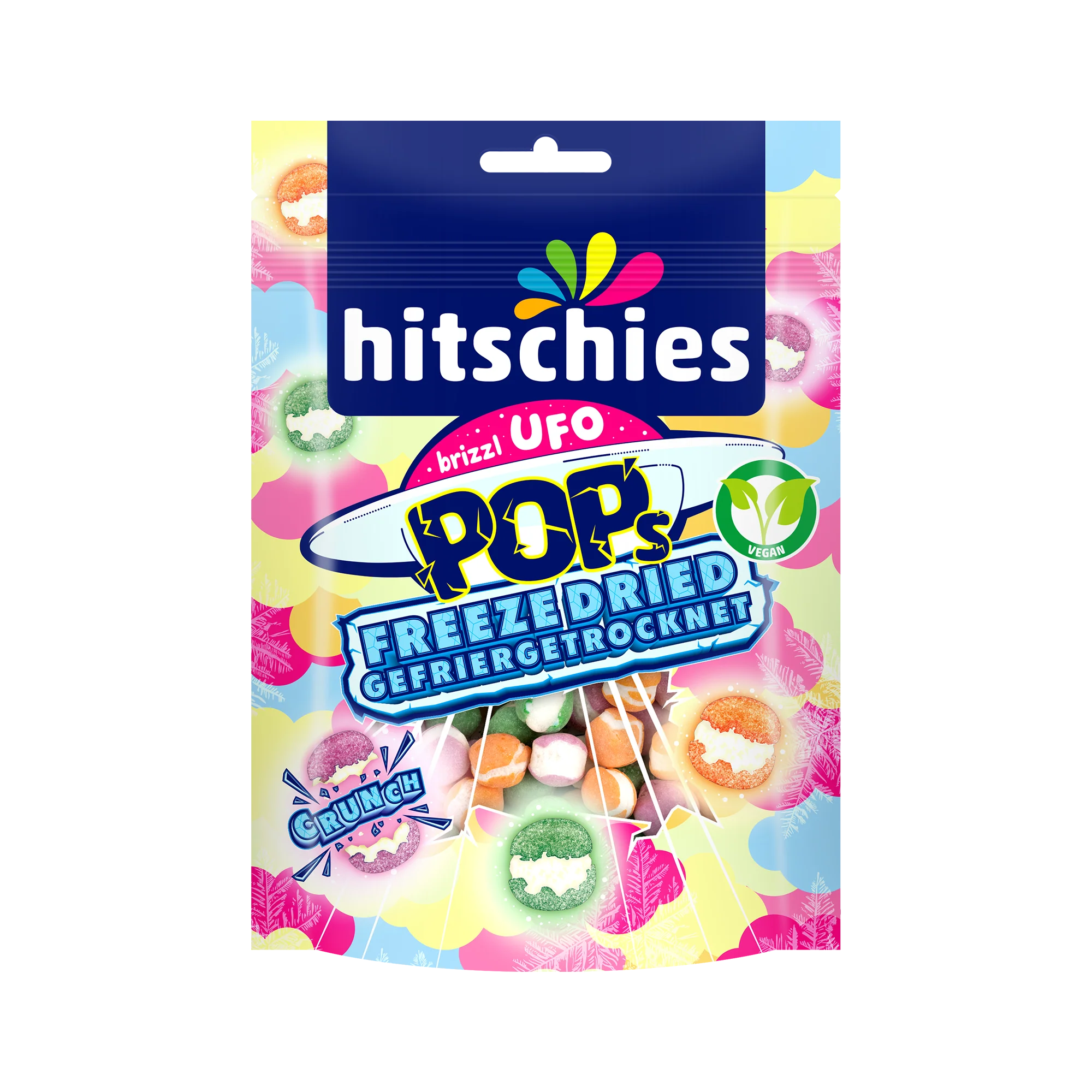 Hitschler Hitschies Brizzl Ufos Gefriergetrocknet 50g