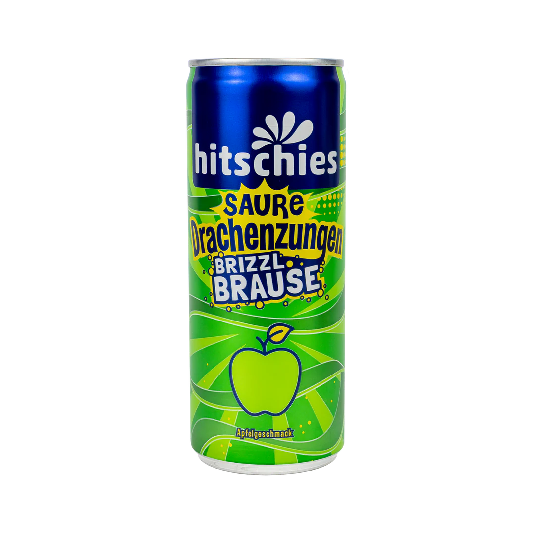 Hitschler Hitschies Saure Drachenzungen Brizzl Brause Apfel 250ml