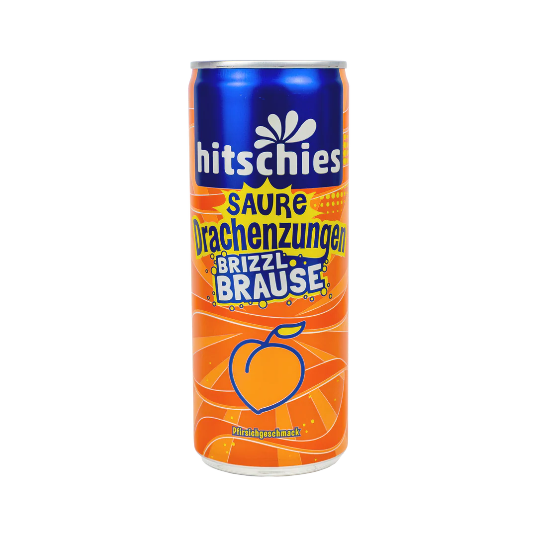 Hitschler Hitschies Saure Drachenzungen Brizzl Brause Pfirsich 250ml