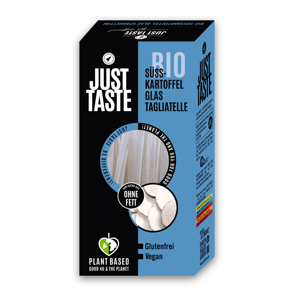 Just Taste Süsskartoffel Glas Tagliatelle 250g