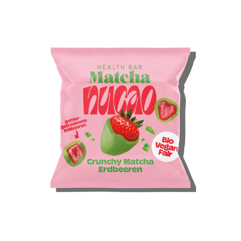 Nucao Crunchy Matcha Erdbeeren 50g